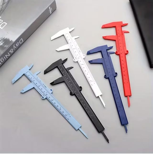 Alternative view of Kumpas 0–150 mm Çift Ölçekli Ölçüm Aleti | Hassas Plastik Vernier Caliper | Atölye, Hobi ve Teknik Kullanımlar İçin Dayanıklı Ölçüm Aracı