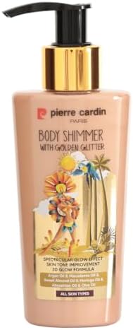 Body Shimmer With Glitter-Altın Işıltılı Vücut Parlatıcısı-125 ml
