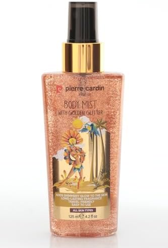Body Mist With Glitter-Altın Işıltılı Vücut Spreyi-125 ml