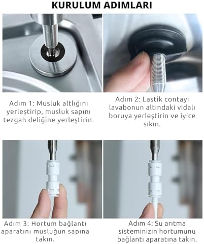 Paslanmaz Çelik Su Arıtma Cihazı Musluğu - Inox Su Arıtma Cihazı Musluğu