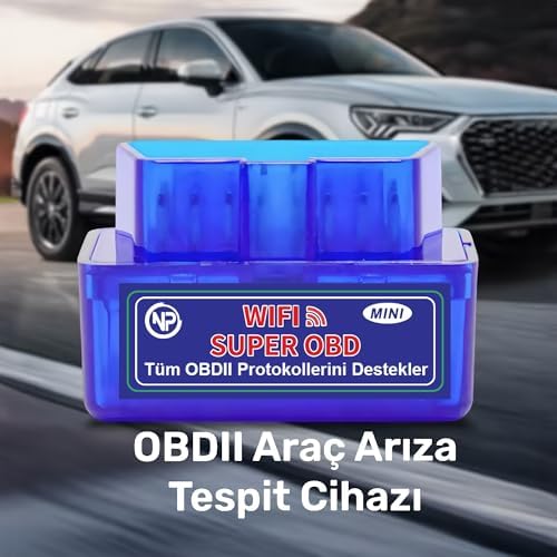 NPO NPC12 Kablosuz Wi-Fi Mobil Uygulama Destekli Türkçe OBDII Araç Arıza Tespit ve Silme Cihazı