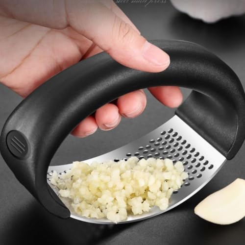 Alternative view of Paslanmaz Çelik Sarımsak Ezici – Ergonomik Saplı Rocker Model, Kolay Temizlenebilir, Dayanıklı ve Pratik Sarımsak Presi