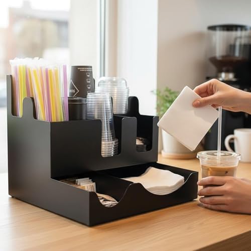 Alternative view of 8 Bölmeli Karton Bardak ve Kapak Organizer Standı