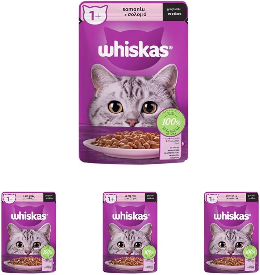 Alternative view of Whiskas Somonlu Poşet Yaş Mama 85 G Tekli Paket (4 paketi)