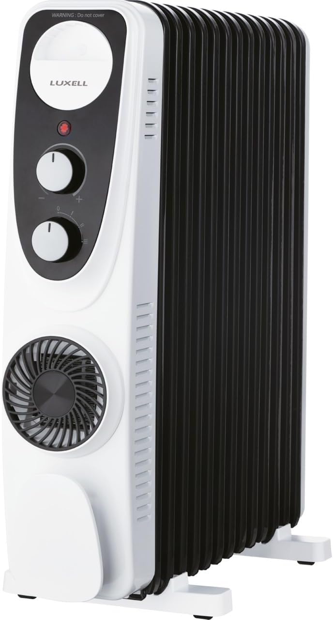 LUX13-FP-BW 13 Dilim Siyah Beyaz 2900 W Yağlı Radyatör