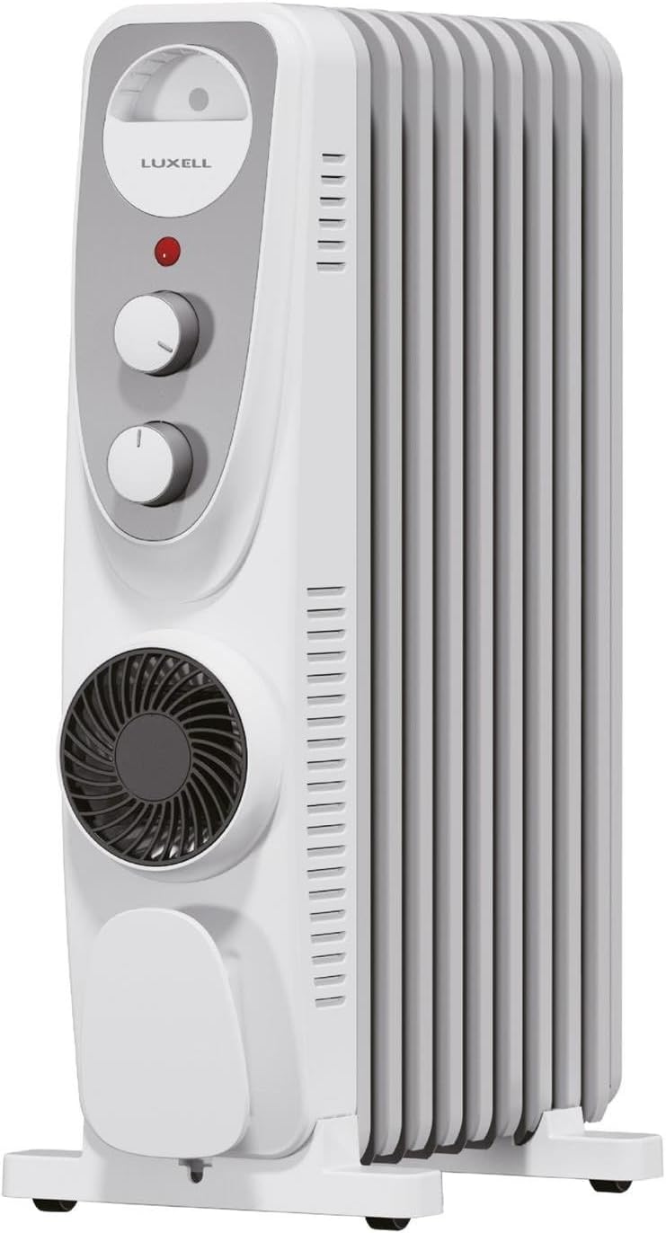 Alternative view of LUX09-FP-WG 9 Dilim Beyaz Gri 2400 W Yağlı Radyatör