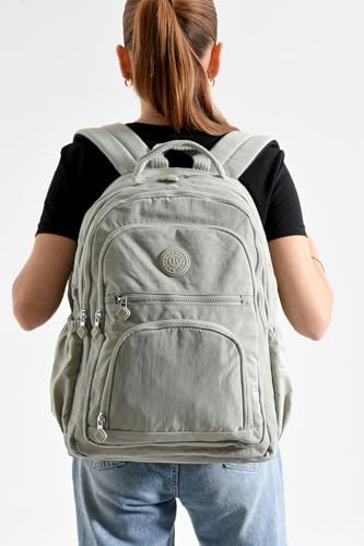 Alternative view of louisiana polo Bolsas Kadın Okul Sırt Çanta Açık Gri 1087