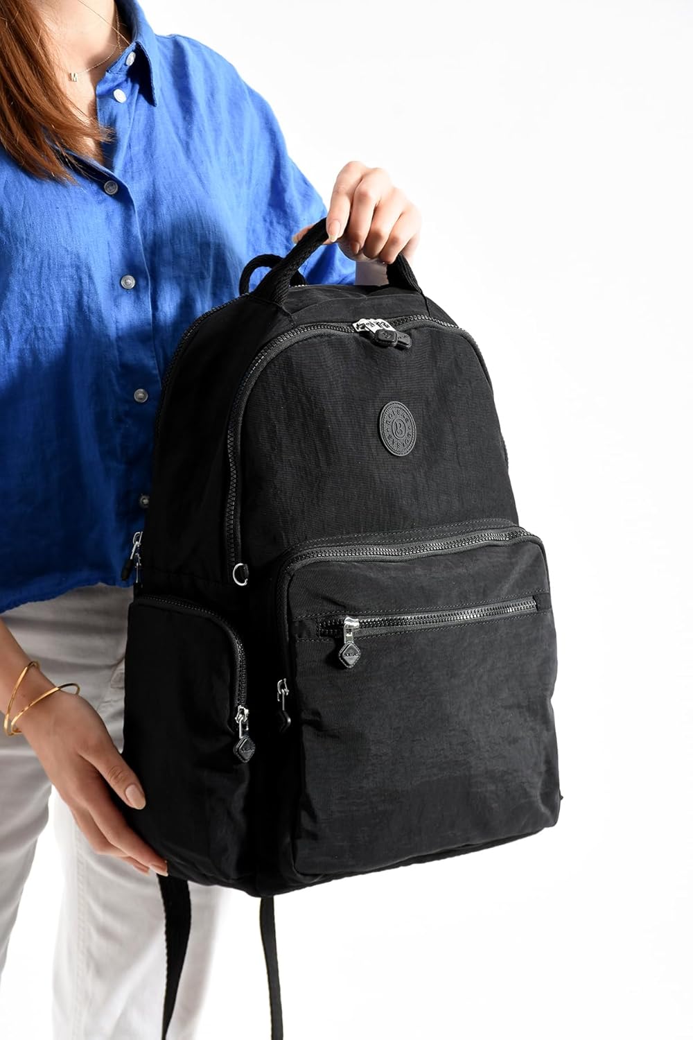 Alternative view of louisiana polo Bolsas Kadın Okul Sırt Çanta Siyah 1094