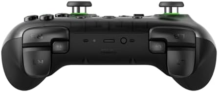 8BitDo 2C Controller for Windows PC and, with 1000 Hz Polling Rate, Hall Effect Joysticks and Triggers, and Remappable L4/R4 Bumpers (Transparent)