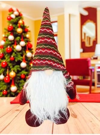 Alternative view of 1 Adet 50 Cm Gnome Yılbaşı Şans Cücesi Süs Dekorasyon Yılbaşı Ağaç Ve Masa Süsü, Kırmızı