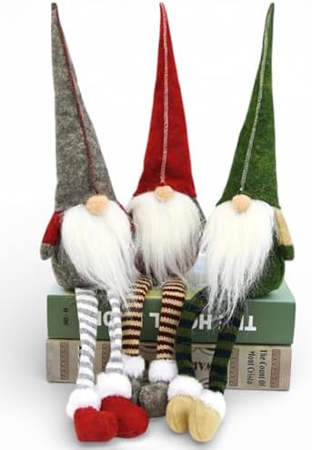 Alternative view of 1 Adet 35 Cm Uzun Şapkalı Gnome Tomte Şans Cücesi Yılbaşı Süsü Parti Dekorasyon Süs, Kırmızı