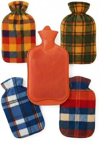 2 Litre Polar Kılıflı Su Torbası – Kaliteli Kauçuk Malzeme, Isıyı Uzun Süre Korur, Kas Ağrısı, Adet ve Bel Sancısı İçin Rahatlatıcı Kullanım