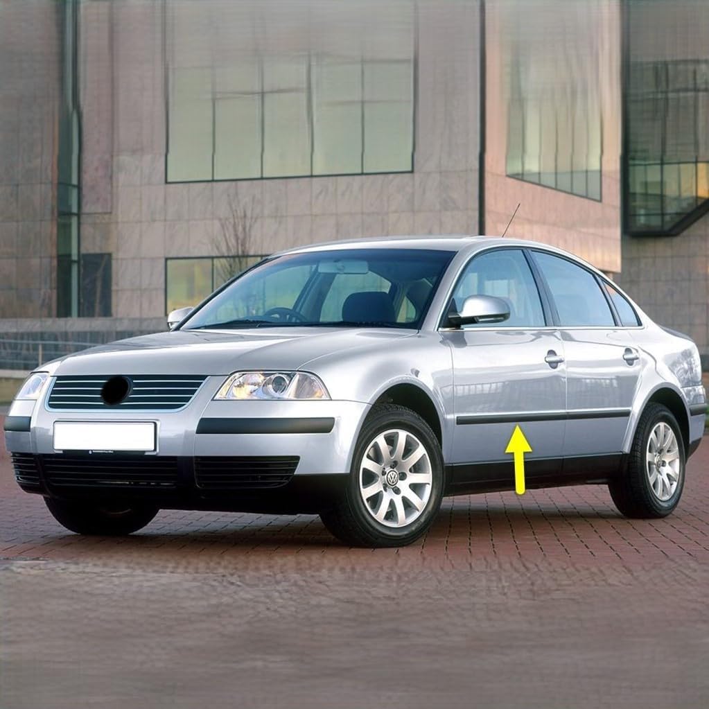 Sol Ön Kapı Çıtası Siyah Plastik 3B0853515 VW Passat B5.5 ile uyumlu 2001-2005