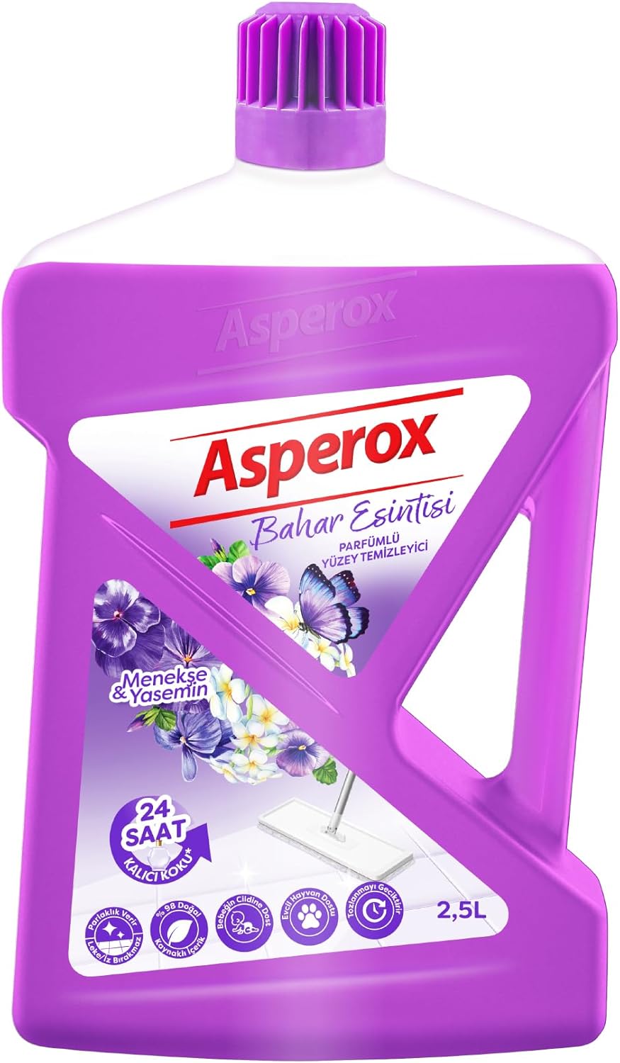 Alternative view of Asperox Esintisi Yüzey Temizleyici Menekşe & Yasemin 2500 ml (6 paketi)