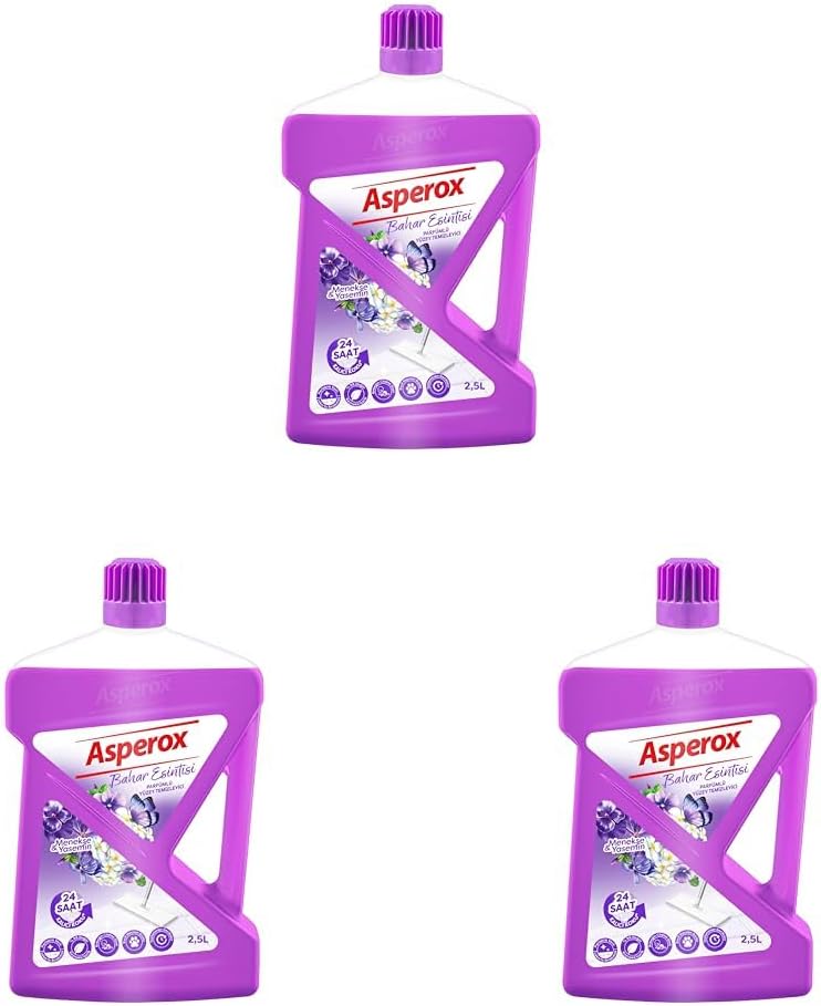 Asperox Esintisi Yüzey Temizleyici Menekşe & Yasemin 2500 ml (3 paketi)