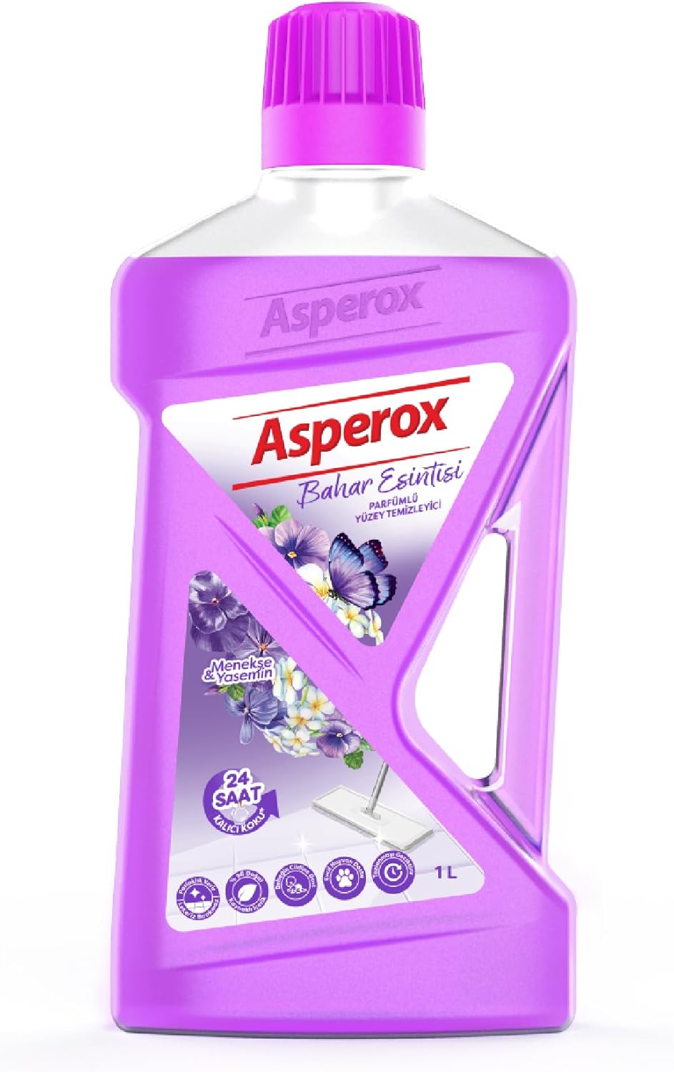Alternative view of Asperox Esintisi Yüzey Temizleyici Menekşe & Yasemin 1000 ml (6 paketi)