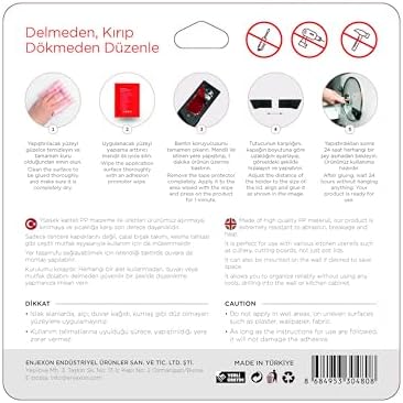 Alternative view of Tencere Kapağı Tutucu 3 Set (6 Parça) Kendinden Yapışkanlı, Pot Lid Holder