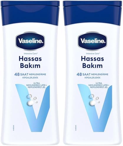 Vücut Losyonu Hassas Bakım Kuru Çok Kuru ve Hassas Ciltler İçin 200 ml (2 paketi)