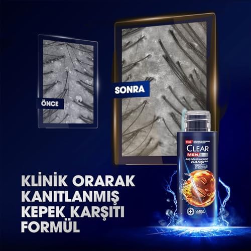 Alternative view of Clear Men Şampuan Saç Dökülmelerine Karşı Seyahat Boy 90 Mililitre (3 paketi)