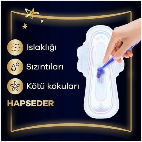 Alternative view of Orkid Ultra Hijyenik Ped Gece Ekstra (Boy 4) Süper Ekonomik Paket 16 Adet Ped