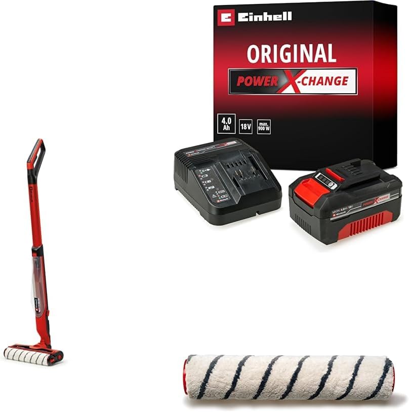 Alternative view of CLEANEXXO - Solo Akülü Sert Zemin Temizleyici + 18V 4,0 Ah PXC Starter Kit, Akü ve Şarj Cihazı + CLEANEXXO Yedek Mop