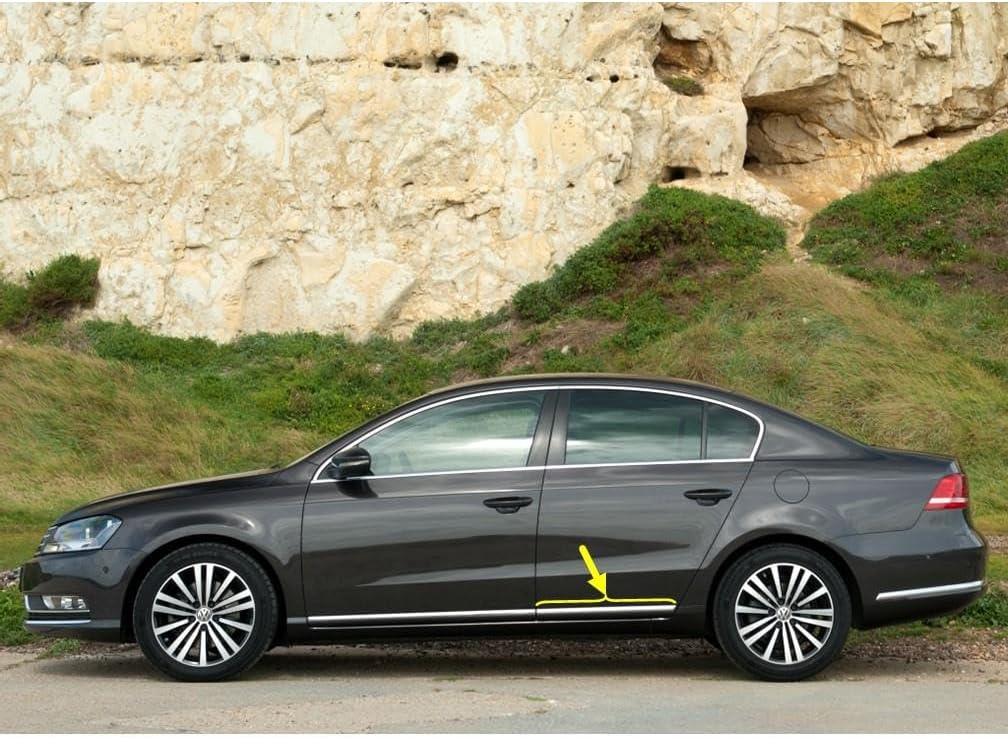 Alternative view of Sol Arka Kapı Alt Krom Çıtası 3AA854949A VW Passat B7 ile uyumlu 2011-2014