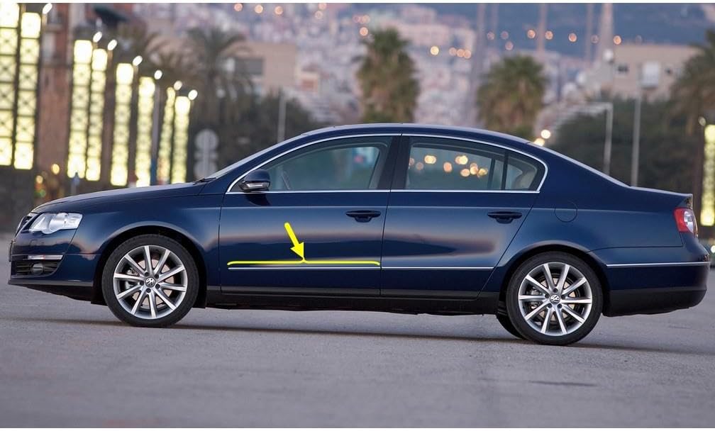 Sol Ön Kapı Çıtası Krom Nikelaj 3C0853515C VW Passat B6 ile uyumlu 2006-2011
