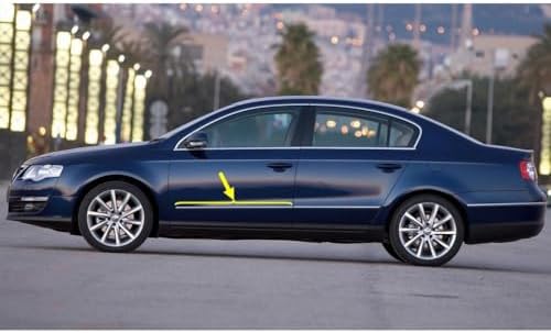 Alternative view of Sol Ön Kapı Çıtası Krom Nikelaj 3C0853515C VW Passat B6 ile uyumlu 2006-2011