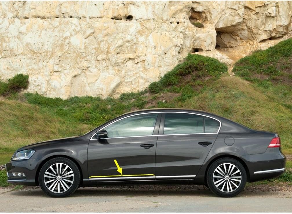 Alternative view of Sol Ön Kapı Alt Krom Çıtası 3AA854939A VW Passat B7 ile uyumlu 2011-2014