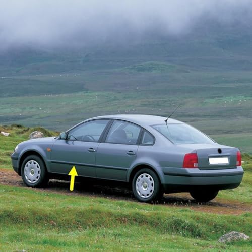 Sol Ön Kapı Çıtası Siyah Plastik 3B0853515 VW Passat B5 ile uyumlu 1997-2000