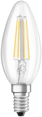 Alternative view of 10'lu Led Value 4W CLB40 Sarı Işık 2700K E14 Duy Filament Mum Buji Ampul