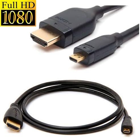 Alternative view of SLX915 Micro HDMI to HDMI Kablo, 1 Metre 1080P FullHD Micro Kablo