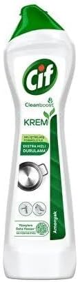 Alternative view of Cif Krem Temizleyici, Amonyaklı, Cleanboost Teknolojisi, 500 ml, 3'lü Paket