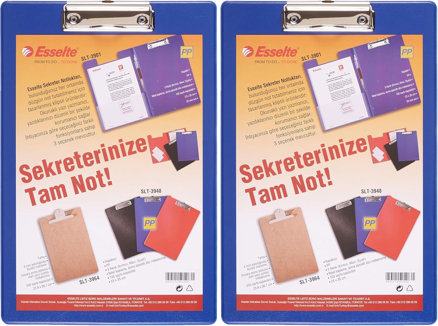 Alternative view of Sekreter Notluğu, Kapaksız, Mavi, 39481535 (2 paketi)