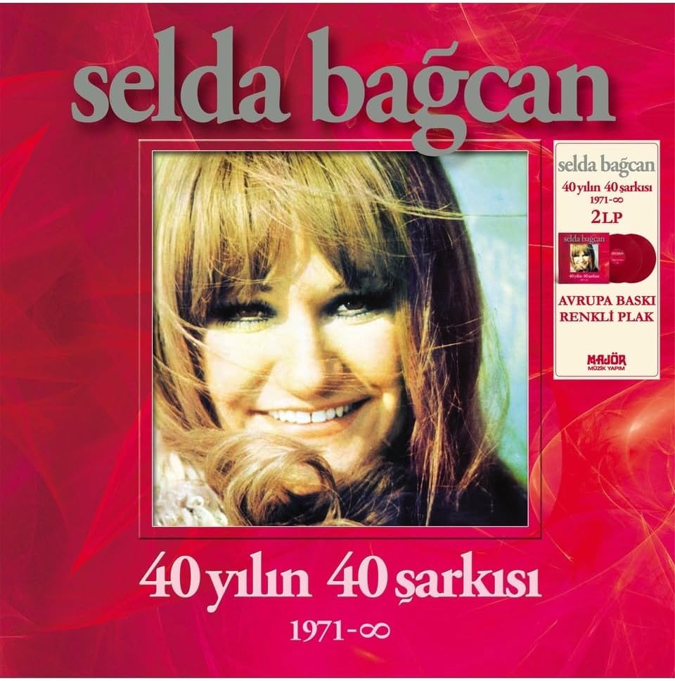 Alternative view of Bağcan 40 Yılın 40 Şarkısı - Kırmızı Renkli 2 Plak - 2LP