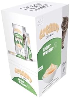 LIGHT WEIGHT FONKSİYONEL CREAMY KEDİ ÖDÜLÜ 4X15GR (2 paketi)