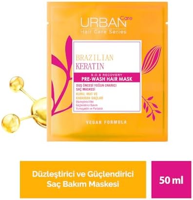 Alternative view of Brezilya Keratin Düzleştirici Etkili Duş Öncesi Saç Bakım Maskesi (2 paketi)