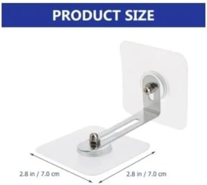 Alternative view of Usin 1 ADET Çift Taraflı Yapışkanlı Mobilya Sabitleme Aparatı, Duvar Ankrajı, Şeffaf, 8.5 gr, Kendinden Yapışkanlı, 10 kg Taşıma Kapasiteli, Çok Yüzeyli (1)