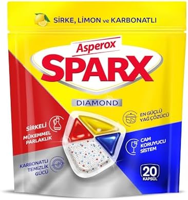 Alternative view of Asperox Sparx Bulaşık Makinesi Kapsülü 20'li (7 paketi)