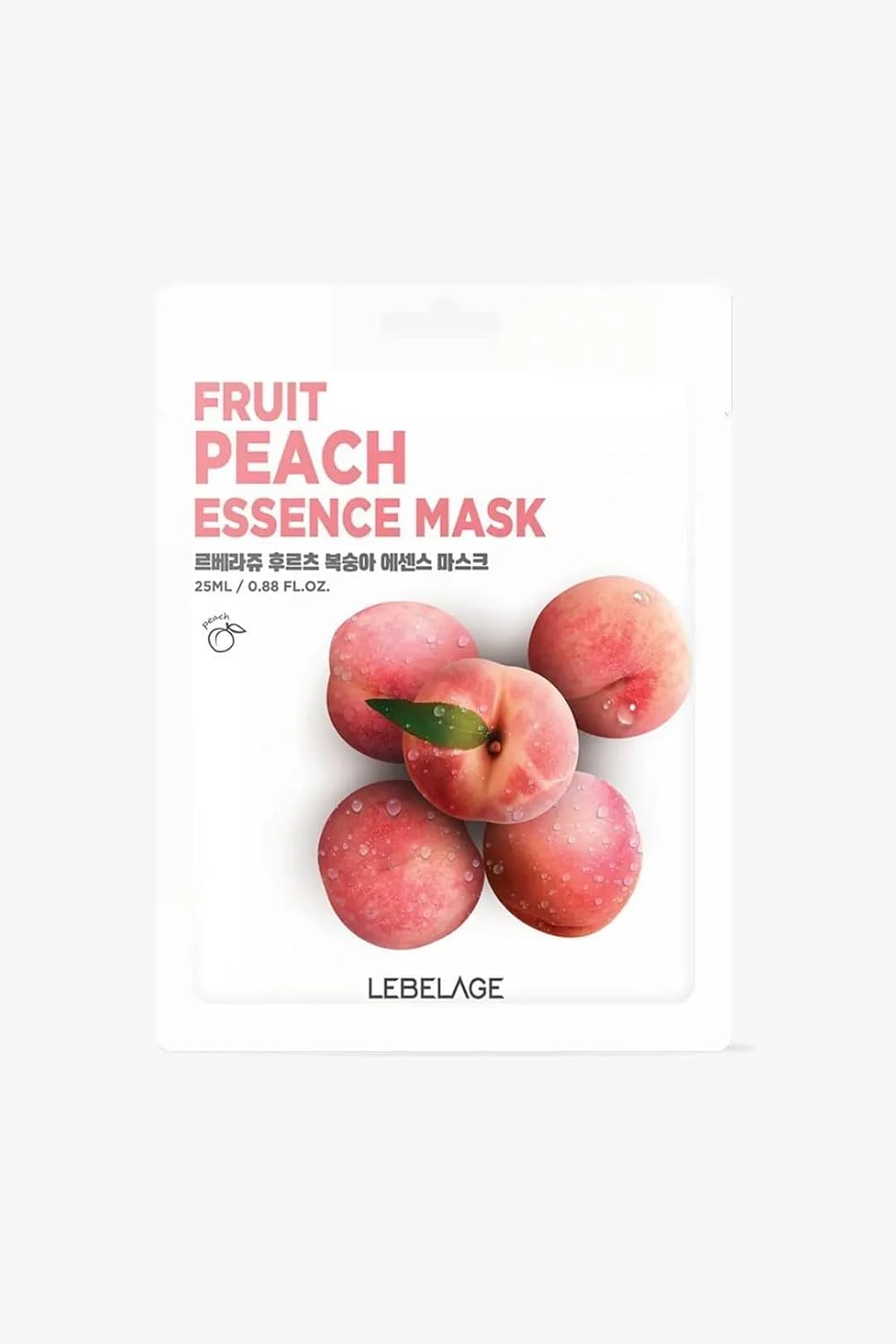 Şeftali Özü Içeren Aydınlatı Nemlendirici Kağıt Maske Fruit Peach Mask