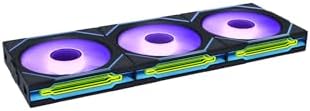 Alternative view of Li UNI FAN SL-INFINITY WIRELESS 120mm RGB Kablosuz Kasa Fanı Siyah 3lü Set
