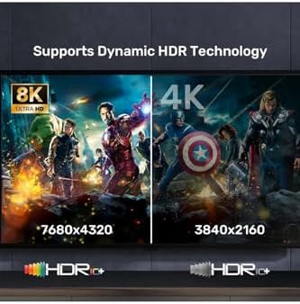 Alternative view of Unitek HDMI 2.1 Kablo 8K 60Hz Yüksek Hızlı 1.5 Metre Gri