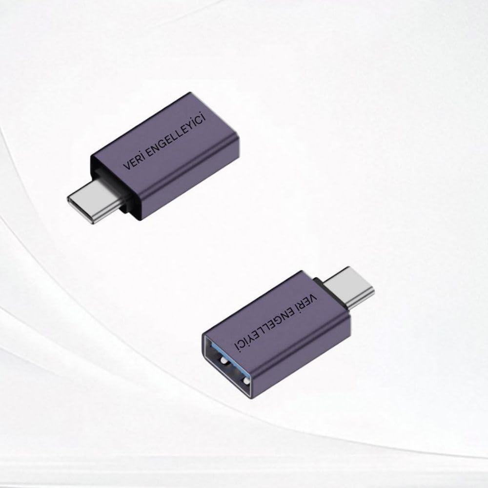 USB to Type-C Data Blocker - Veri Engelleyici Mor OTGBU