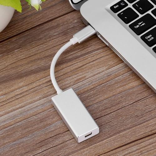 Type-C to Mini DisplayPort Adaptör – 4K UHD 60Hz Görüntü Aktarımı, Tak-Çalıştır, Laptop, Tablet ve Monitör Bağlantısı için Alüminyum Gövdeli Type-C Dönüştürücü Kablo
