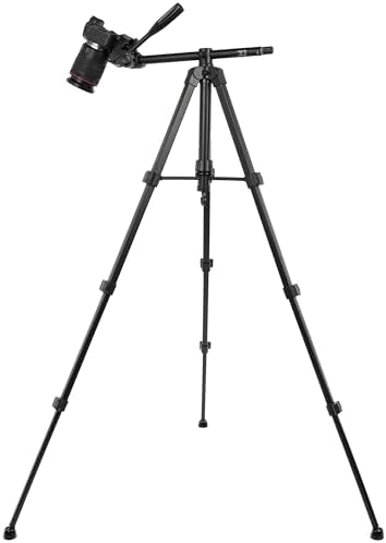 ayex LT-460 | 90° Yatay Orta Kolonlu Fotoğraf & Video Tripodu | Monopod Dönüşümlü | ve Aynasız Kameralar ile Uyumludur