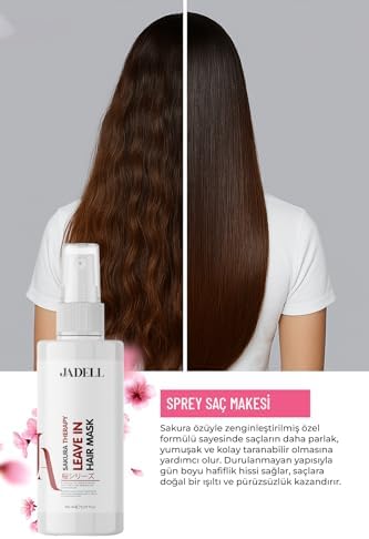 Alternative view of Jadell Sakura Therapy Leave In Hair Mask Besleyici Onarıcı Keratin Botoks Etkili Yoğun Saç Bakım Maskesi