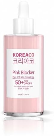 Blocker Pink Yüzde Yüz Saf Spf 50+ Ton Eşitleyici Yüksek Uvb ve Uva Korumalı 50ml Güneş Serumu