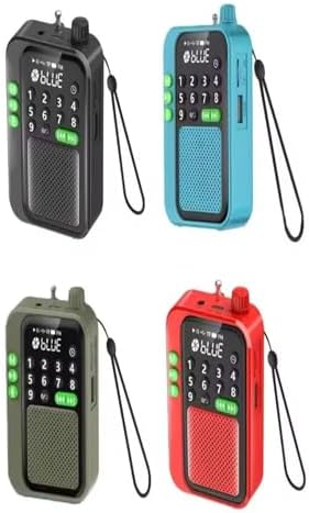 Alternative view of C9 Bluetooth Şarjlı Radyo USB & TF Kart Okuyucu Deprem Çantasına Uygun FM Radyo (Kırmızı)