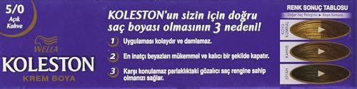 Tüp 5-0 Açık Kahve Saç Boyası (2 paketi)