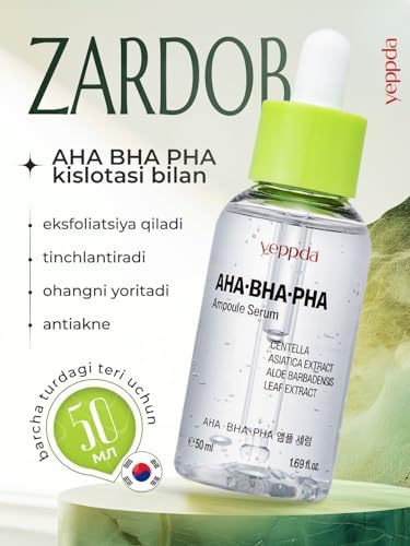Akneli Ciltler Için Serum Aha Bha Pha Ampoule Serum 50ml Büyük Boy